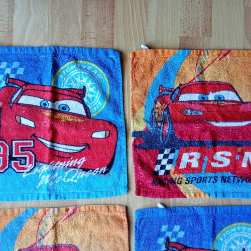 Children's towels used for hands and kindergarten McQueen