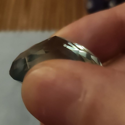 Aquamarine gemstone cut for jewelry
