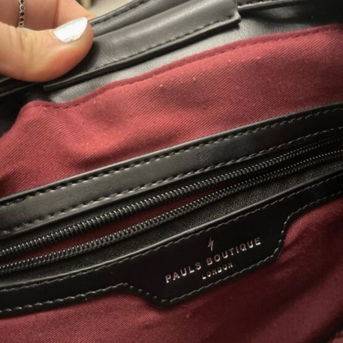 Pauls Boutique backpack like new, gray, eco leather