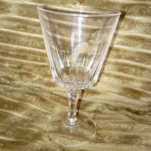 Vintage crystal glasses like new, pack of 25 pieces