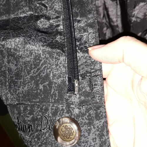 Christian Dior silk unisex jacket used, gray, size XL