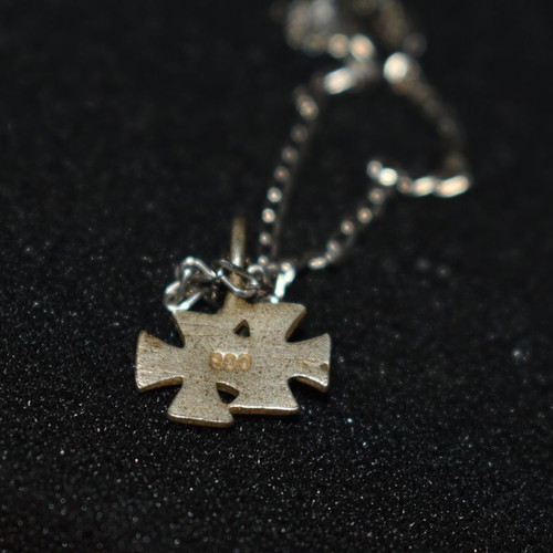 Silver double Iron Cross WW2 used, silver 800