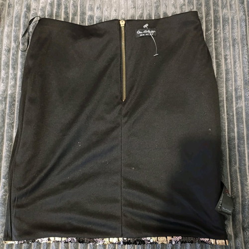 Miss Selfridge mini skirt with sequins, size M, like new, multicolor
