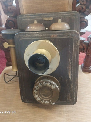 Western Electric Company USA wall telephone used, collectible circa 1900