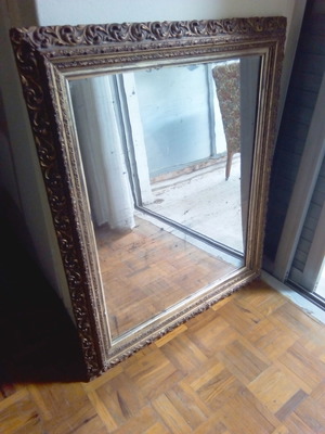 Γύψινος καθρέφτης αντίκα μεταχειρισμένος