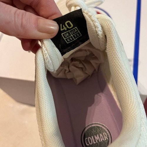 Colmar trainers brand new, size 40, beige and green