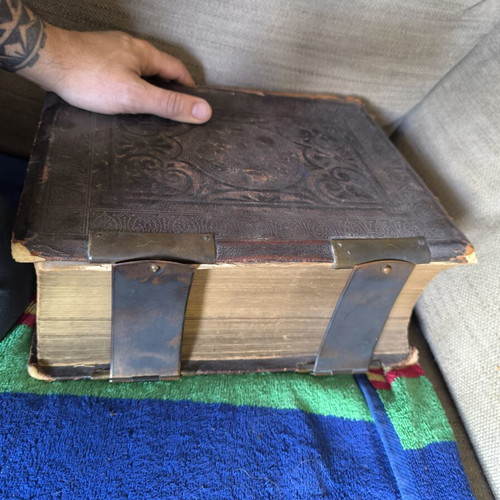 Holy Bible John Kitto D.D. used, 1900 edition