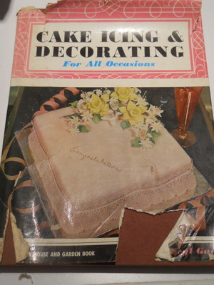 Cake Icing and Decorating cookbook used
