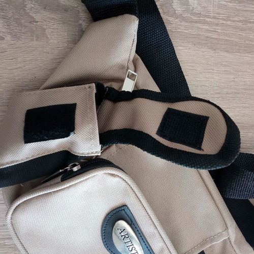 Aristi waist bag beige - black like new