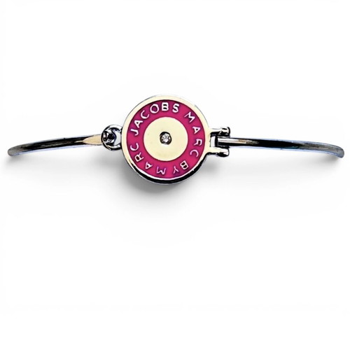 Marc by Marc Jacobs silver pink hinge bracelet