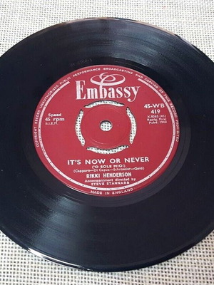 Rikki Henderson Save The Last Dance For Me 7' used, pop