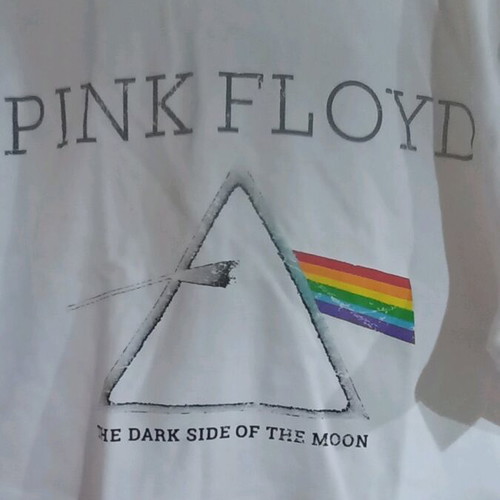 Pink Floyd crop t-shirt white XS new