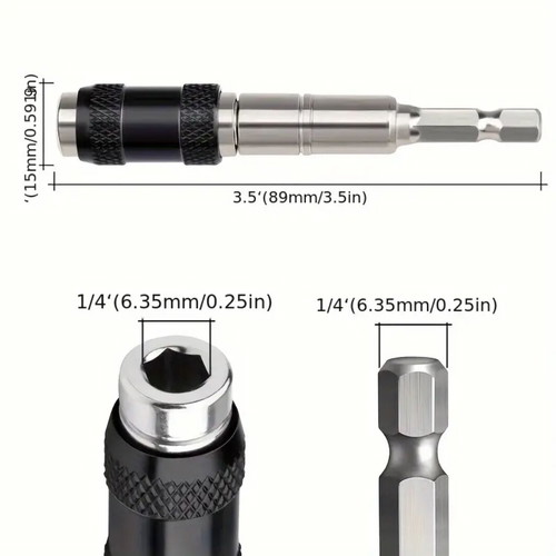 Magnetic drill extension new with 20-degree tilt angle