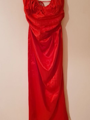 Red evening dress New Look size M 38 10 new