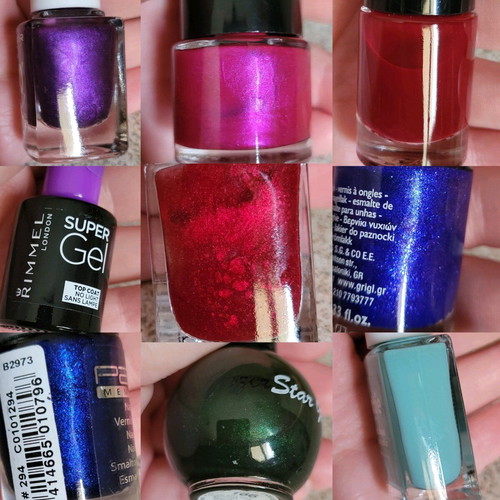 Nail polish set of 2 like new with deep, seductive colors