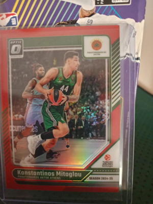 Konstantinos Mitoglou 32/99 Optic Panathinaikos Aktor Athens card new