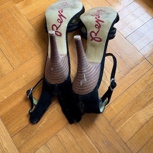 Replay leather sandals used, black, size 38