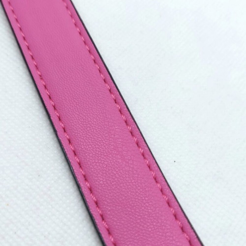 Adjustable bubblegum pink bag strap