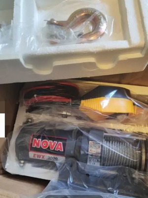 Nova Electric Winch 2.5 HP 12V 150 Amp 1361 Kg Pull, New
