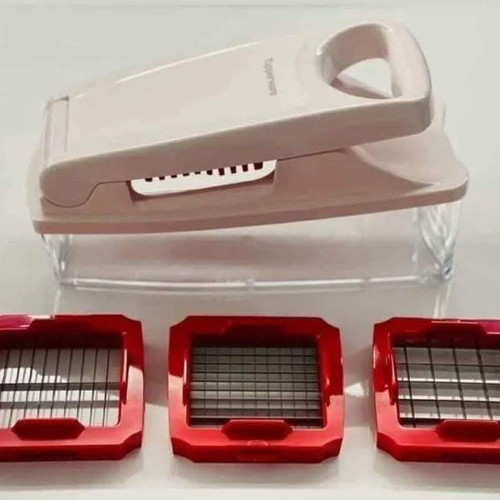 Tupperware Vegetable Cutter new with 3 blades and 1L container