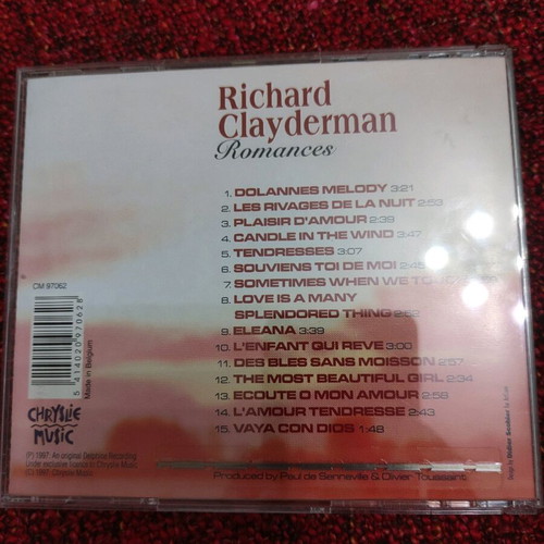 Richard Clayderman Romances CD used
