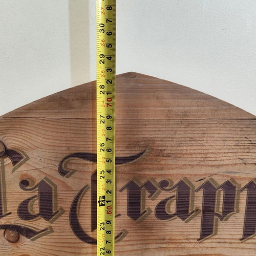 La Trappe beer old promotional chalkboard used
