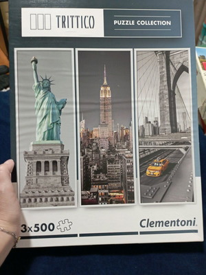 Clementoni puzzle 3×500 pieces New York like new