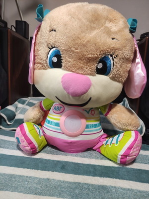 Fisher-Price Laugh & Learn So Big Sis plush toy like new