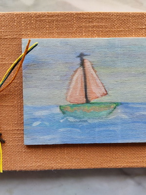 Χειροποίητο άλμπουμ φωτογραφιών καινούργιο με 15 θέσεις 10x15