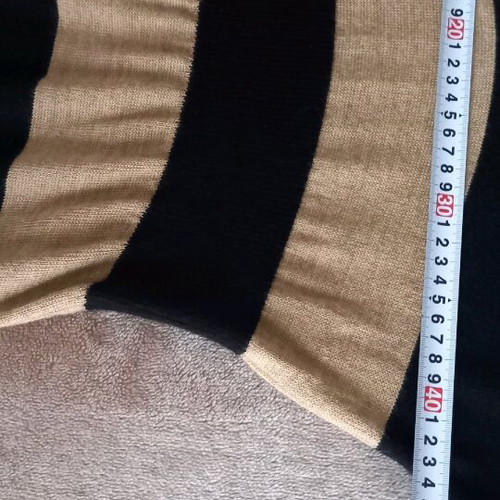 Loft dress like new, short sleeves, black and beige