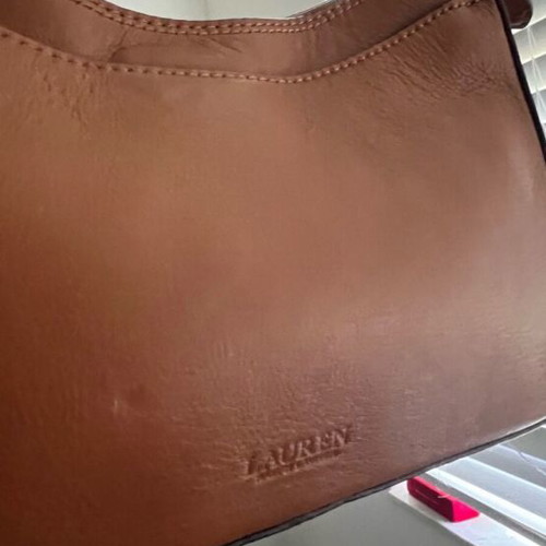 Ralph Lauren brown shoulder bag like new