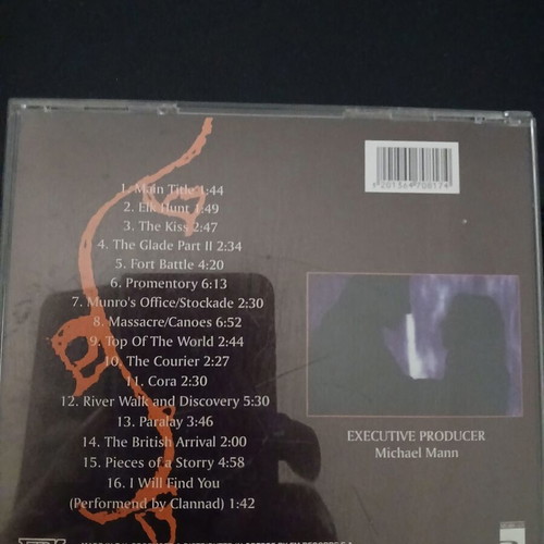 The Last of the Mohicans Trevor Jones CD used