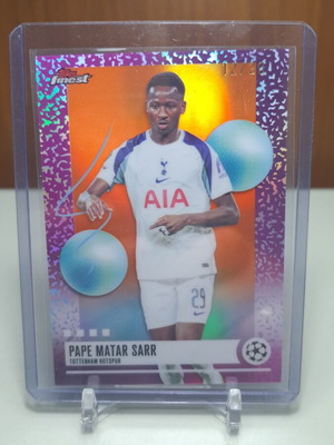 Topps Finest 2026 Pepe Matar Sarr αριθμημένη κάρτα /20 Tottenham σαν καινούργιο