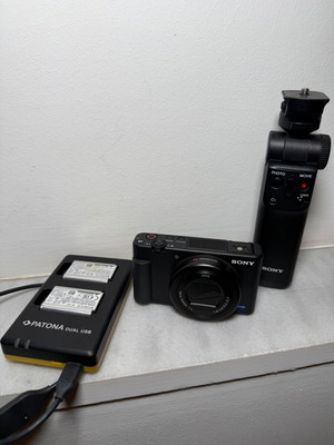 Sony ZV-1 Vlogging Kit σαν καινούργιο με grip και μπαταρίες
