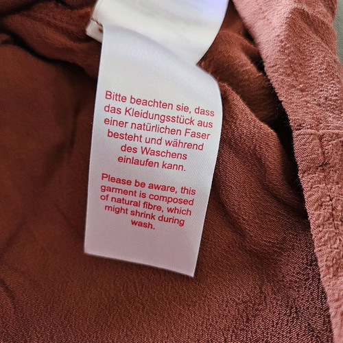 LeGer tunic dress like new, size S/M, terracotta