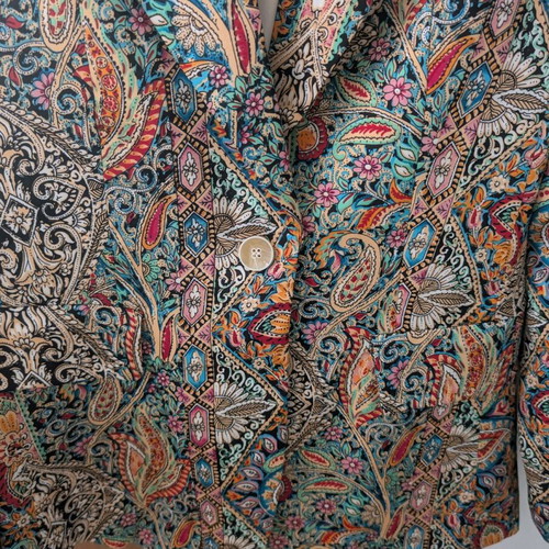 Satin Lahouri Jacket new, size medium