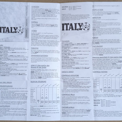 Italy 1990 (US Gold) Amstrad Disk used