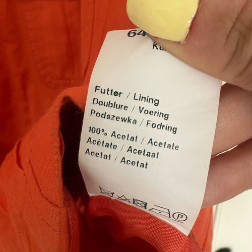 Ulla Popken outerwear orange like new, size 48/50