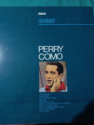 Perry Como The Greatest Performers vinyl record like new