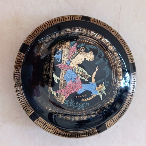 Vintage jewelry box handmade with 24K gold, like new