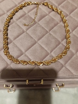 H&M thick necklaces gold and silver color, new