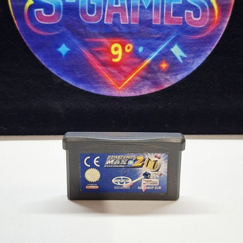 Bomberman Max 2 Blue GameBoy Advance cartridge used, medium condition