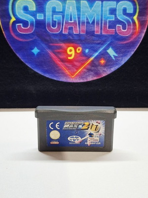 Bomberman Max 2 Blue GameBoy Advance cartridge used, medium condition
