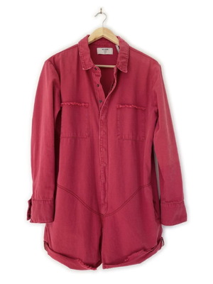One Teaspoon Prophecy Jumpsuit Small like new, cherry red