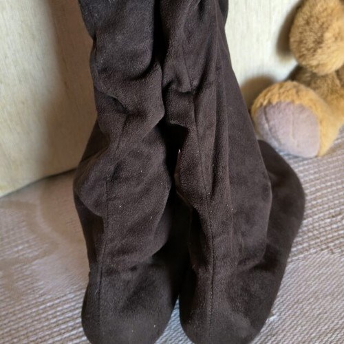 Fitted boots used, size 37, brown