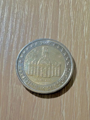 Germany 2 euro coin Ludwigskirche Saarbrücken 2009-A used