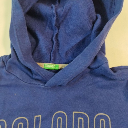 Benetton United Colour Of Benetton hoodie like new, blue, size 170 cm