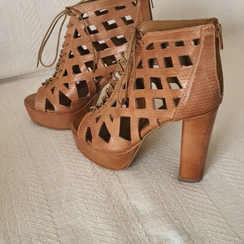 Tsakiris Mallas sandals platform beige size 36 new