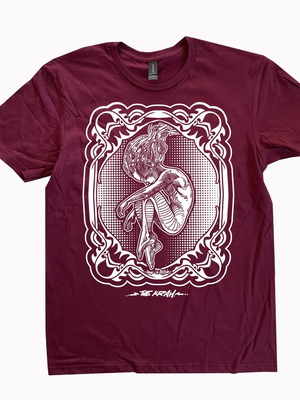 The KRAH T-shirt new, screen printed artwork by Greek graffiti artist