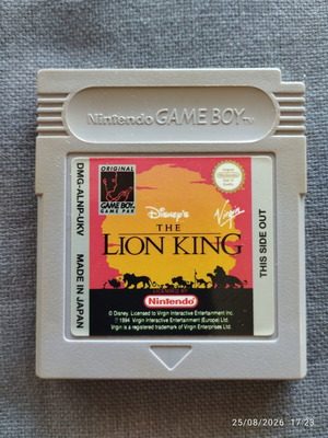 Nintendo Game Boy The Lion King game with case and English manual